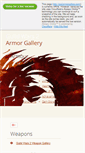 Mobile Screenshot of gw2armorgallery.com